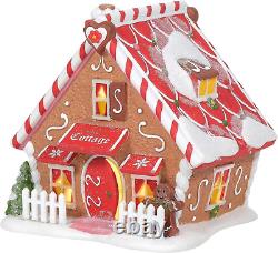 North Pole Village Ginger'S Cottage Lit Building, 5.12 Inch, Multicolor