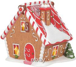 North Pole Village Ginger'S Cottage Lit Building, 5.12 Inch, Multicolor