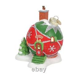 North Pole Village Norny's Ornament House Lit Building, 5.39 Inch, Multicolor