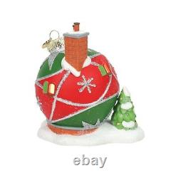 North Pole Village Norny's Ornament House Lit Building, 5.39 Inch, Multicolor