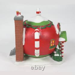 North Pole Village Peppermint Tea Shop Lit Building, 5.32 Inch, Multicolor