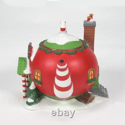 North Pole Village Peppermint Tea Shop Lit Building, 5.32 Inch, Multicolor
