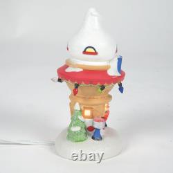 North Pole Village Santa'S Dairy Queen Ice Cream Cone Lit Building, 5.2 Inch, Mu