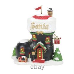 North Pole Village Santa's Boot Shop
