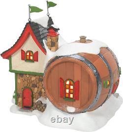 North Pole Village Winery Lit Building, 5.6 Inch, Multicolor