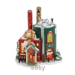 North Pole Village Wrapping Paper Factory FIRST EDITION