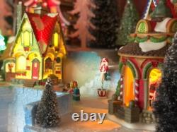 North Pole Waterfront Display Platform For Dept 56 Or Lemax Villages, Free Ship