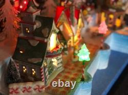 North Pole Waterfront Display Platform For Dept 56 Or Lemax Villages, Free Ship