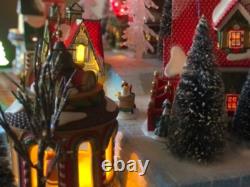 North Pole Waterfront Display Platform For Dept 56 Or Lemax Villages, Free Ship