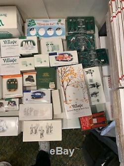 Over 60 Dept 56 Christmas & Halloween Snow Village North Pole Accessories & More