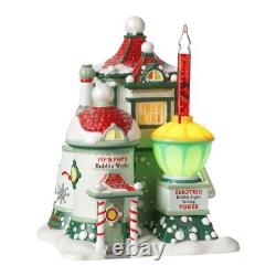 Pip and Pop's Bubble Works Department 56 North Pole Village Dept NEW 4025280 Lit