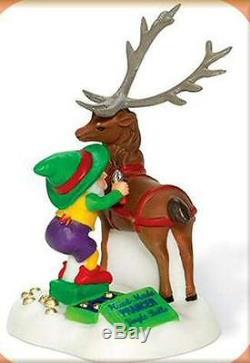 Prancer -Santa's Reindeer #807236 NEW never displayed Dept 56 North Pole Village
