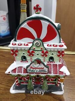 RARE DEPT 56 NORTH POLE Peppermint Petes's Candy Factory (4016904)
