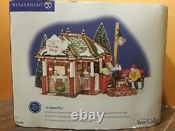 RARE Dept 56 55096 The Cocoa Stop Hot Chocolate Stand Campfire Christmas Village