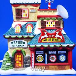 RARE Dept 56 North Pole Series NORTH POLE WEATHER STATION #4050963 HTF with Box