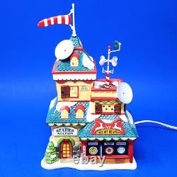 RARE Dept 56 North Pole Series NORTH POLE WEATHER STATION #4050963 HTF with Box