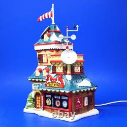 RARE Dept 56 North Pole Series NORTH POLE WEATHER STATION #4050963 HTF with Box