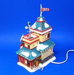 RARE Dept 56 North Pole Series NORTH POLE WEATHER STATION #4050963 HTF with Box