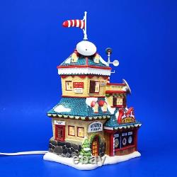 RARE Dept 56 North Pole Series NORTH POLE WEATHER STATION #4050963 HTF with Box