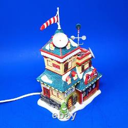 RARE Dept 56 North Pole Series NORTH POLE WEATHER STATION #4050963 HTF with Box