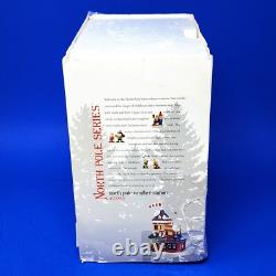 RARE Dept 56 North Pole Series NORTH POLE WEATHER STATION #4050963 HTF with Box