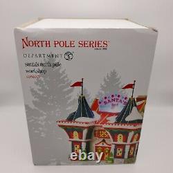 RARE Dept 56 Santa's North Pole Workshop NP Series Prelit Building 4056663 2017