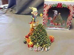 RARE Enesco North Pole Village Elf Elves Twinkles & Tootsie 871567 with Box