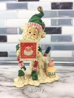 RARE Enesco THE NORTH POLE VILLAGE CHIPPER Elf #869694 1994 SANDY ZIMNICKI VTG