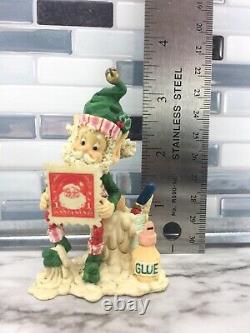 RARE Enesco THE NORTH POLE VILLAGE CHIPPER Elf #869694 1994 SANDY ZIMNICKI VTG