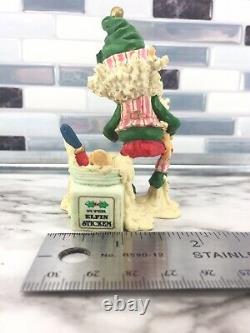 RARE Enesco THE NORTH POLE VILLAGE CHIPPER Elf #869694 1994 SANDY ZIMNICKI VTG