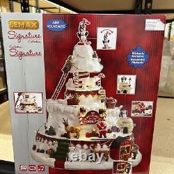 RARE LEMAX NORTH POLE TOWER BRAND NEW IN BOX Animated Lighted Christmas Village