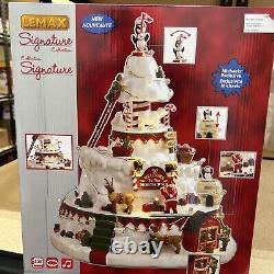 RARE LEMAX NORTH POLE TOWER BRAND NEW IN BOX Animated Lighted Christmas Village