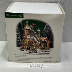 RARE RETIRED DEPT 56 North Pole Series Elf Mountain Ski Resort #56.56700
