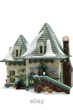 RARE RETIRED Dept 56 North Pole Series Elsie's Gingerbread 56398 Real Smoke