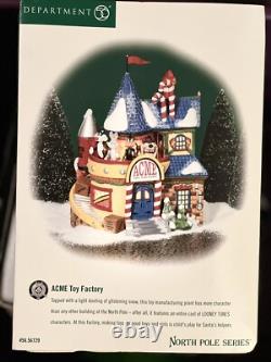 RARE RETIRED North Pole Department 56 ACME TOY FACTORY #56729 NEW