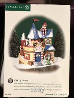 RARE RETIRED North Pole Department 56 ACME TOY FACTORY #56729 NEW