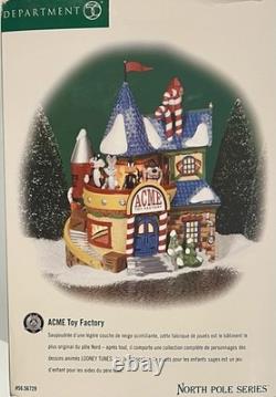 RARE RETIRED North Pole Department 56 ACME TOY FACTORY #56729 NEW