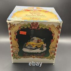 Ramblin' Santa 1990 Enesco North Pole Village #564451 Action Musical Zimnicki