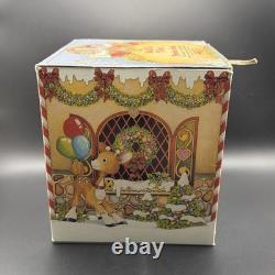 Ramblin' Santa 1990 Enesco North Pole Village #564451 Action Musical Zimnicki
