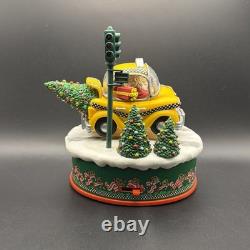 Ramblin' Santa 1990 Enesco North Pole Village #564451 Action Musical Zimnicki