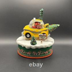 Ramblin' Santa 1990 Enesco North Pole Village #564451 Action Musical Zimnicki