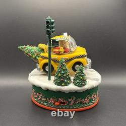 Ramblin' Santa 1990 Enesco North Pole Village #564451 Action Musical Zimnicki