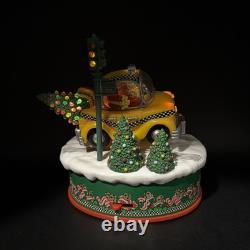 Ramblin' Santa 1990 Enesco North Pole Village #564451 Action Musical Zimnicki