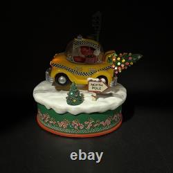 Ramblin' Santa 1990 Enesco North Pole Village #564451 Action Musical Zimnicki