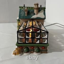 Rare Department 56 North Pole Series Mrs. Claus' Greenhouse 56395 Retired 2001