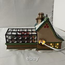 Rare Department 56 North Pole Series Mrs. Claus' Greenhouse 56395 Retired 2001