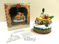 Rare ENESCO The North Pole Village RAMBLIN' SANTA Illuminated Action Musical