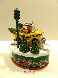 Rare ENESCO The North Pole Village RAMBLIN' SANTA Illuminated Action Musical