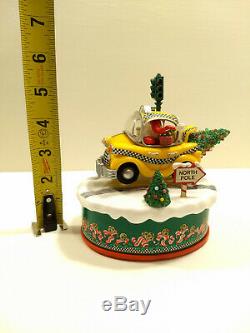 Rare ENESCO The North Pole Village RAMBLIN' SANTA Illuminated Action Musical