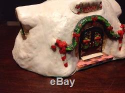 Rare Enesco The North Pole Village Musical Santa's Bakery #316741 With Box